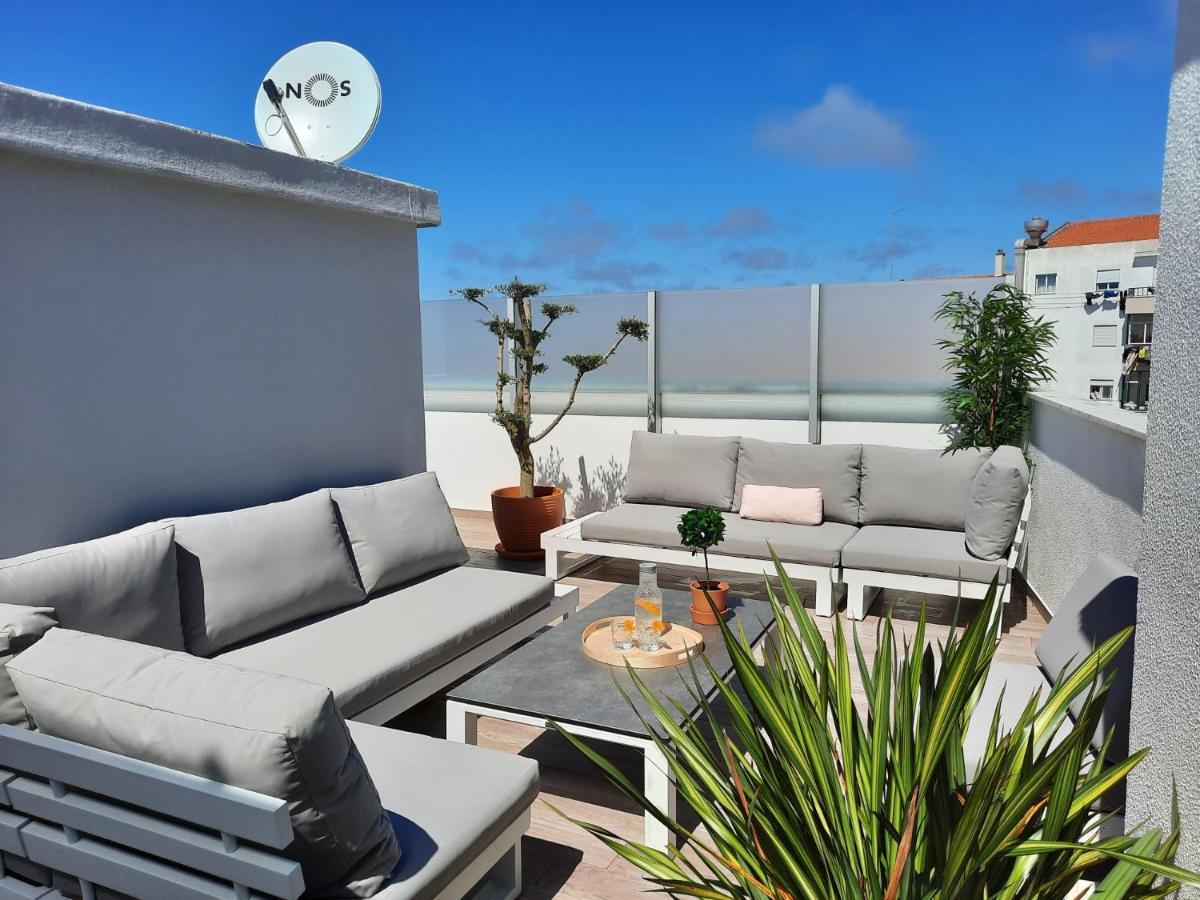 Sitius 5B - New Seaview Apartment With Rooftop Terrace In Historical Centre Sitio Da Nazaré Eksteriør billede